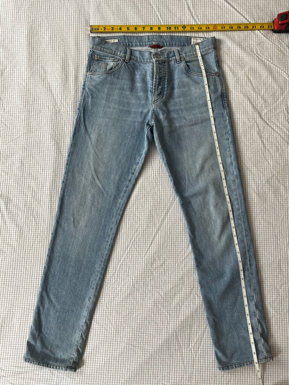 Brunello Cucinelli Jeans size 48 skinny fit midrise men’s unisex